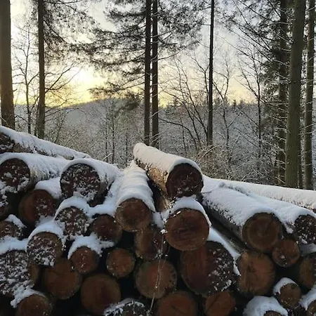 בקתה Woods-hottub & Ac