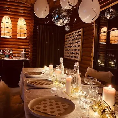 בקתה Woods-hottub & Ac *